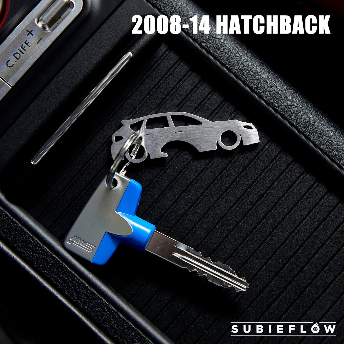 Subaru Generations Keychain Bottle Opener