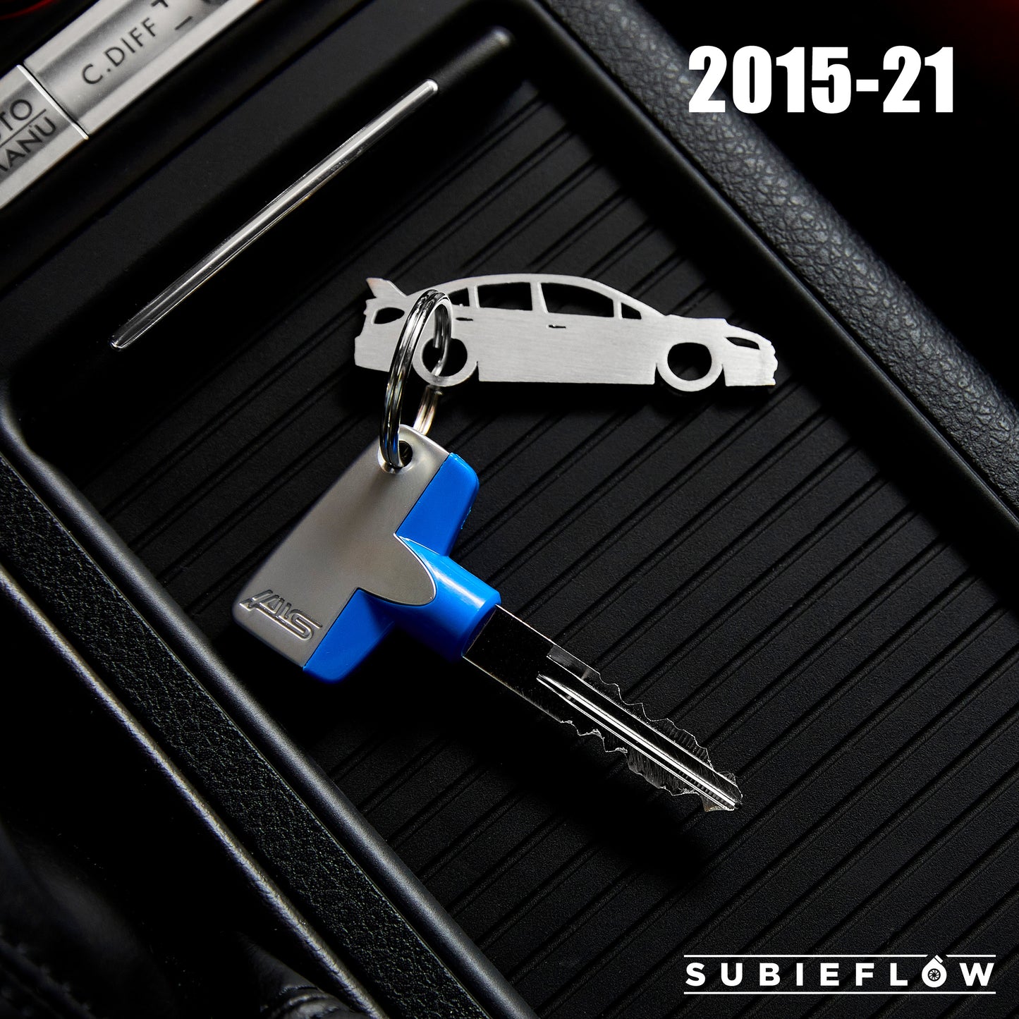 Subaru Generations Keychain Bottle Opener