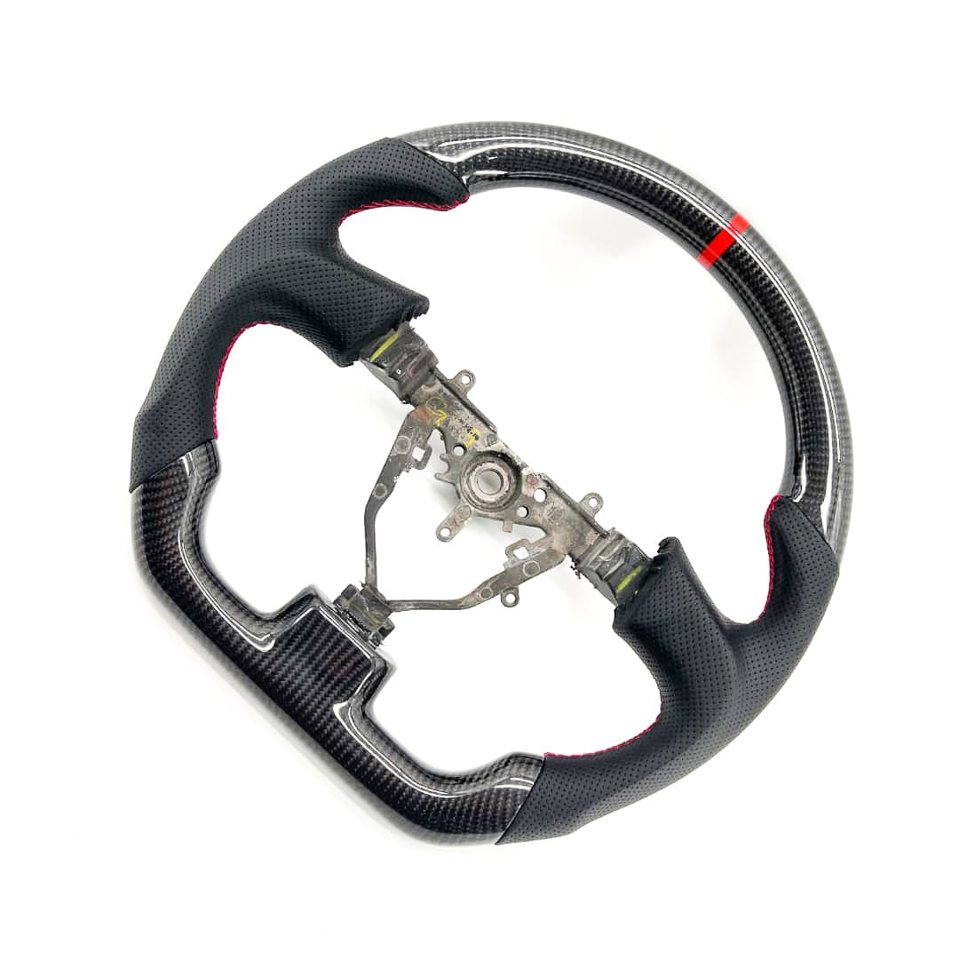 2005-07 Subaru WRX STI Carbon Fiber Steering Wheel - SubieFlow