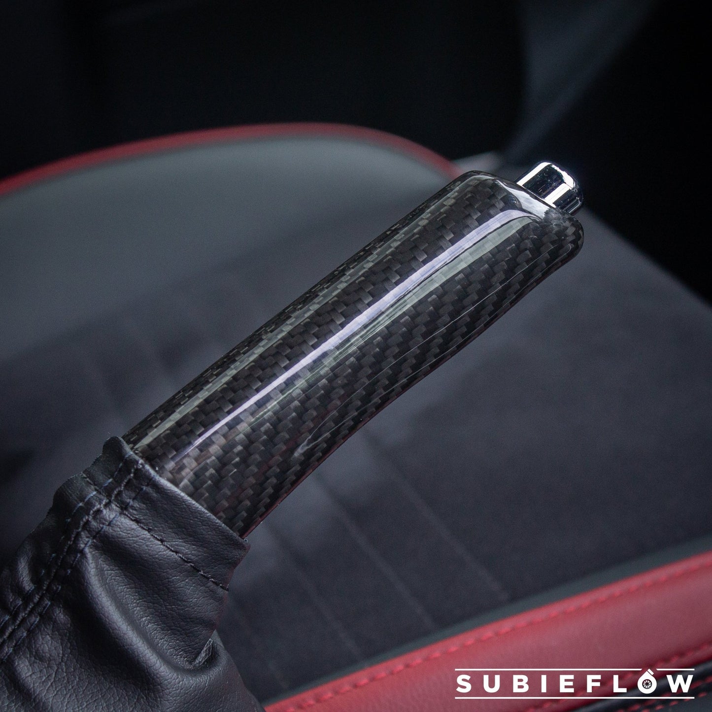 2008-2024 Subaru WRX/STi Black Carbon Fiber Ebrake Handle 2013-20 BRZ/FR-S - SubieFlow