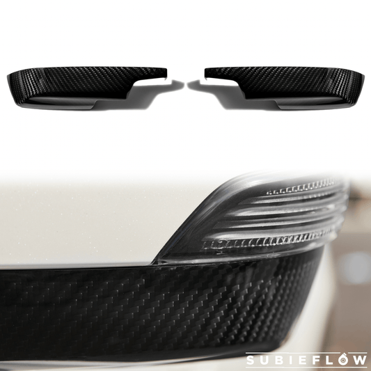 2015-21 Carbon Fiber Lower Mirror Covers - SubieFlow