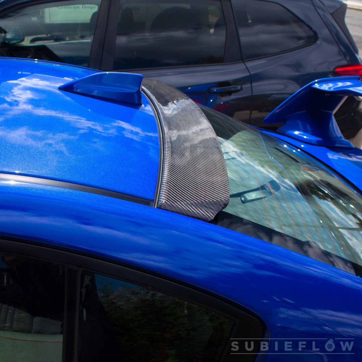 2015-21 Subaru WRX STI Carbon Fiber Roof Spoiler S1 - SubieFlow