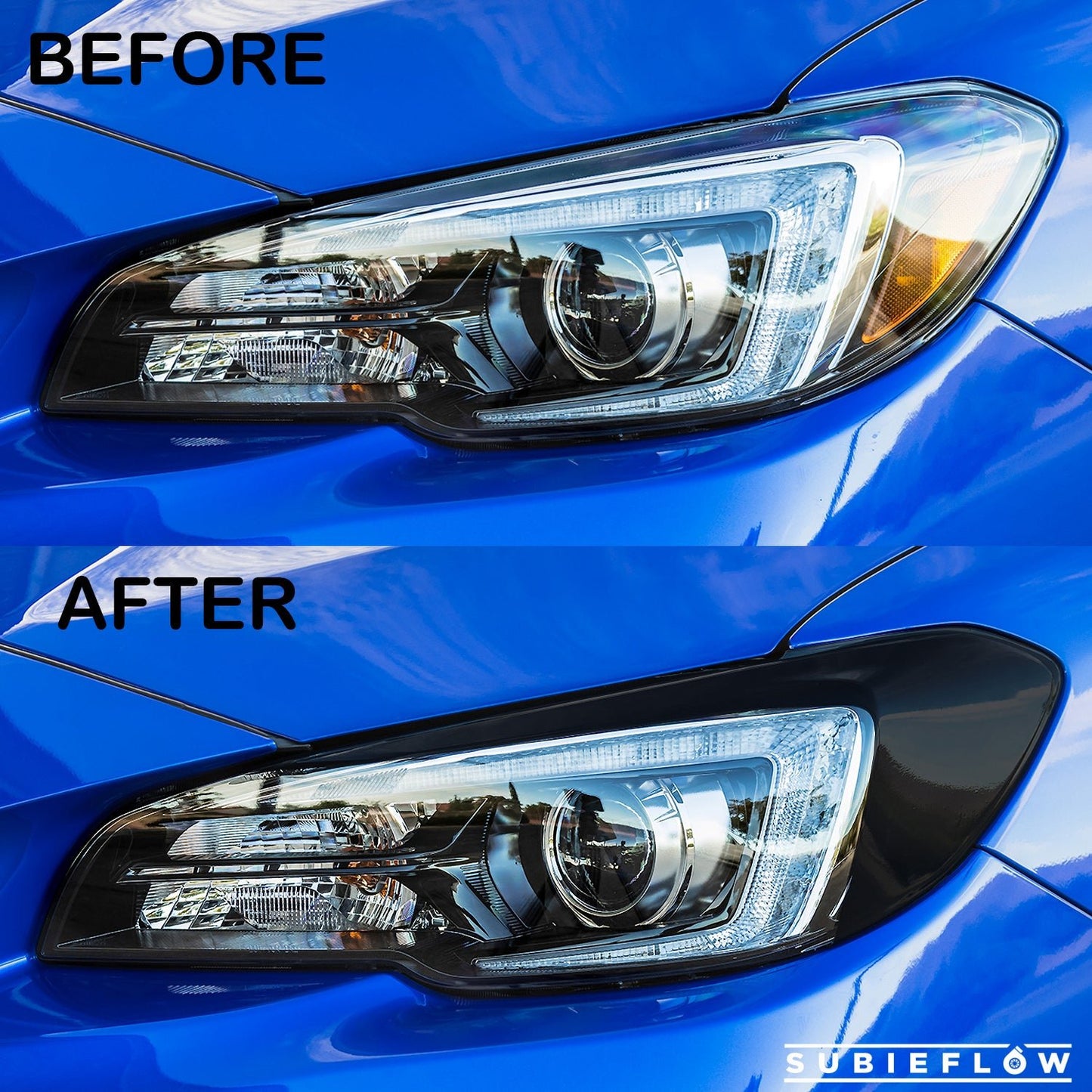 2015-21 WRX/STI Blackout Headlight Overlays - SubieFlow