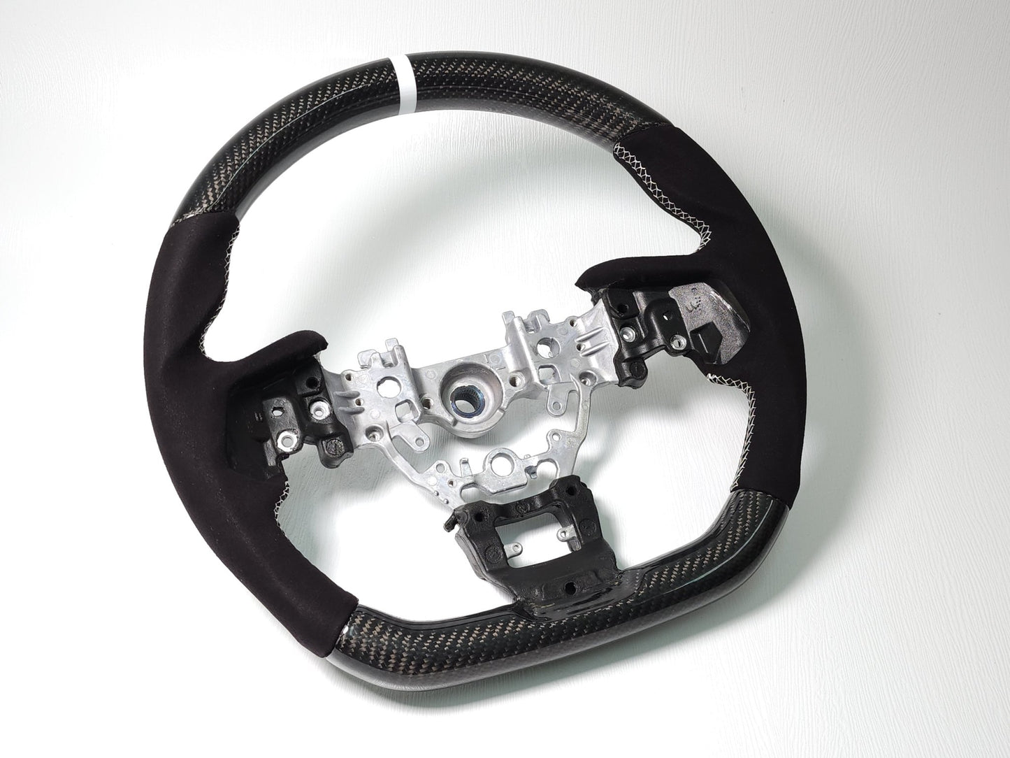 2022-25 WRX Carbon Fiber D-Shape Steering Wheel - SubieFlow