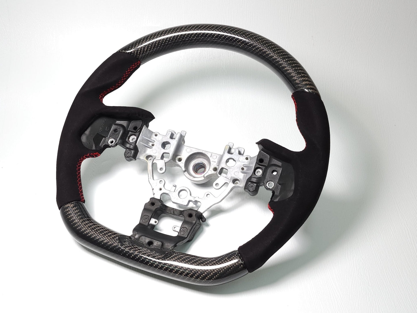 2022-25 WRX Carbon Fiber D-Shape Steering Wheel - SubieFlow