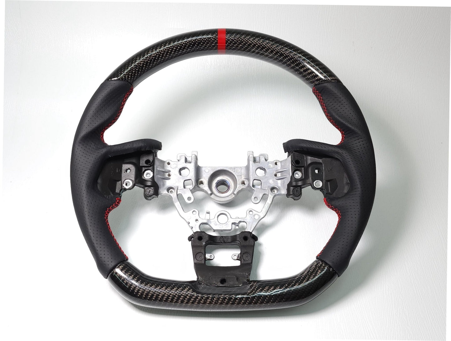 2022-25 WRX Carbon Fiber D-Shape Steering Wheel - SubieFlow