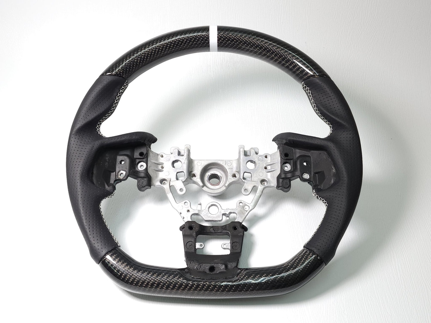 2022-25 WRX Carbon Fiber D-Shape Steering Wheel - SubieFlow