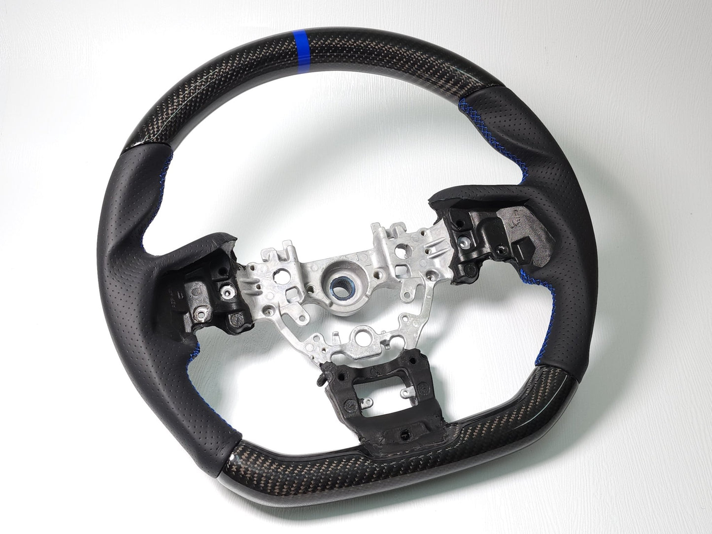 2022-25 WRX Carbon Fiber D-Shape Steering Wheel - SubieFlow