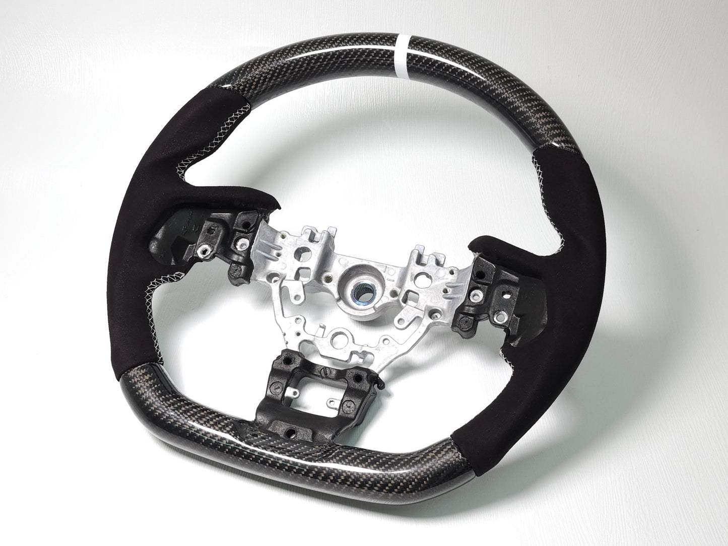 2022-25 WRX Carbon Fiber D-Shape Steering Wheel - SubieFlow