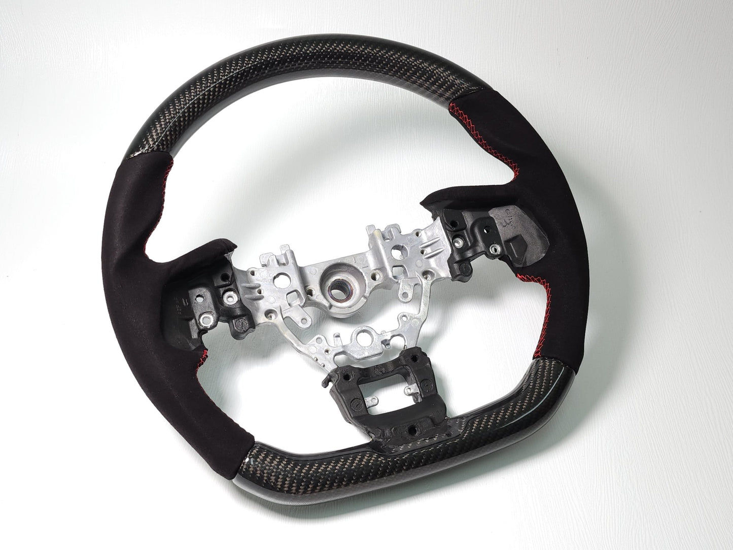 2022-25 WRX Carbon Fiber D-Shape Steering Wheel - SubieFlow