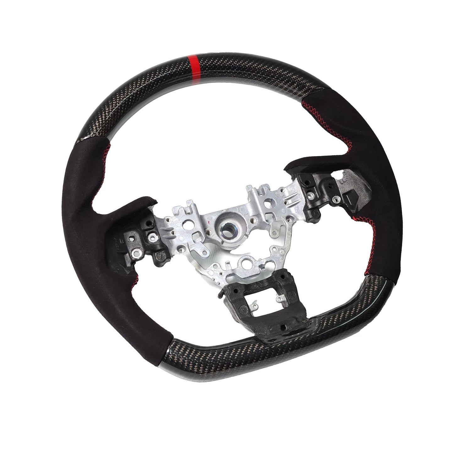 2022-25 WRX Carbon Fiber D-Shape Steering Wheel - SubieFlow