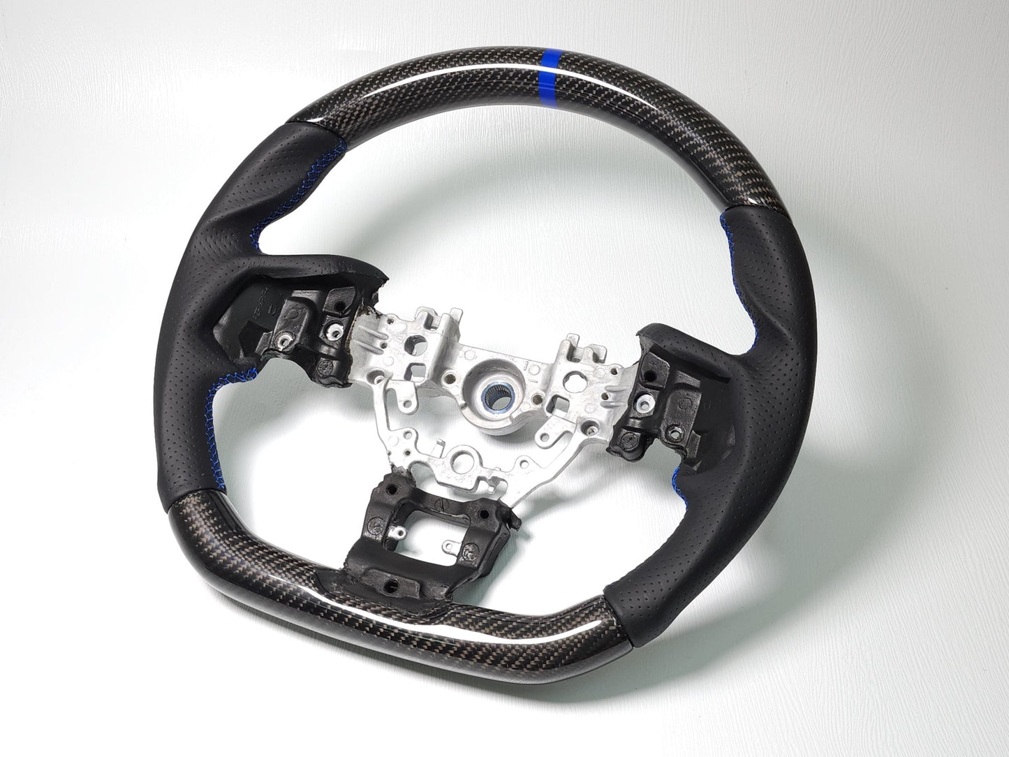 2022-25 WRX Carbon Fiber D-Shape Steering Wheel - SubieFlow