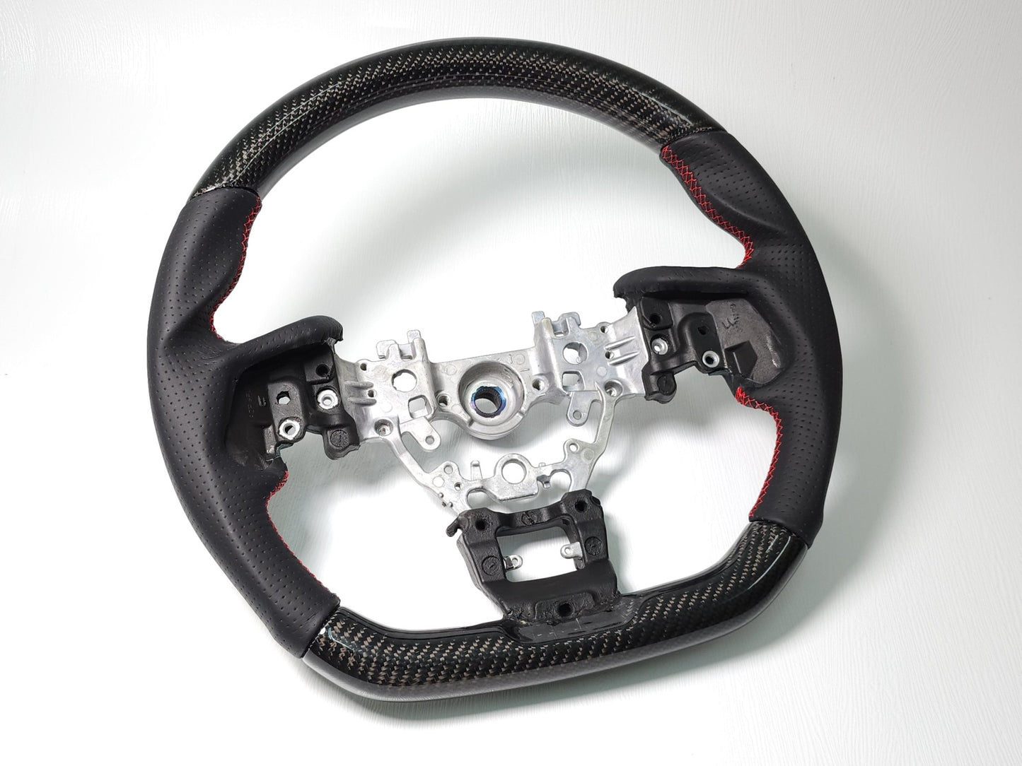 2022-25 WRX Carbon Fiber D-Shape Steering Wheel - SubieFlow