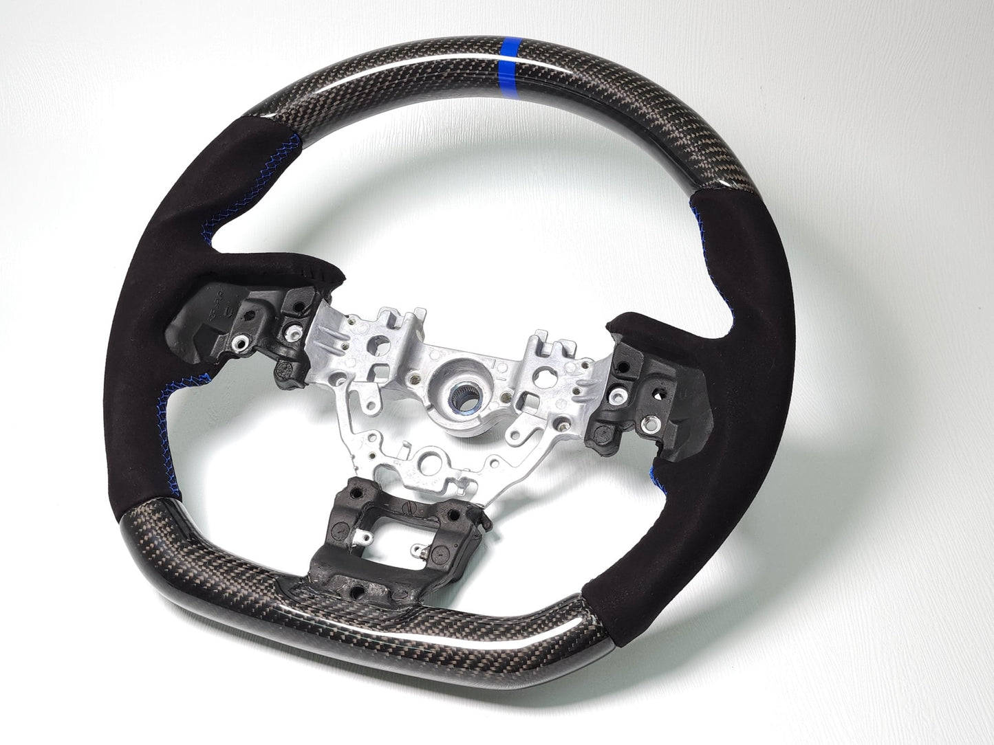 2022-25 WRX Carbon Fiber D-Shape Steering Wheel - SubieFlow