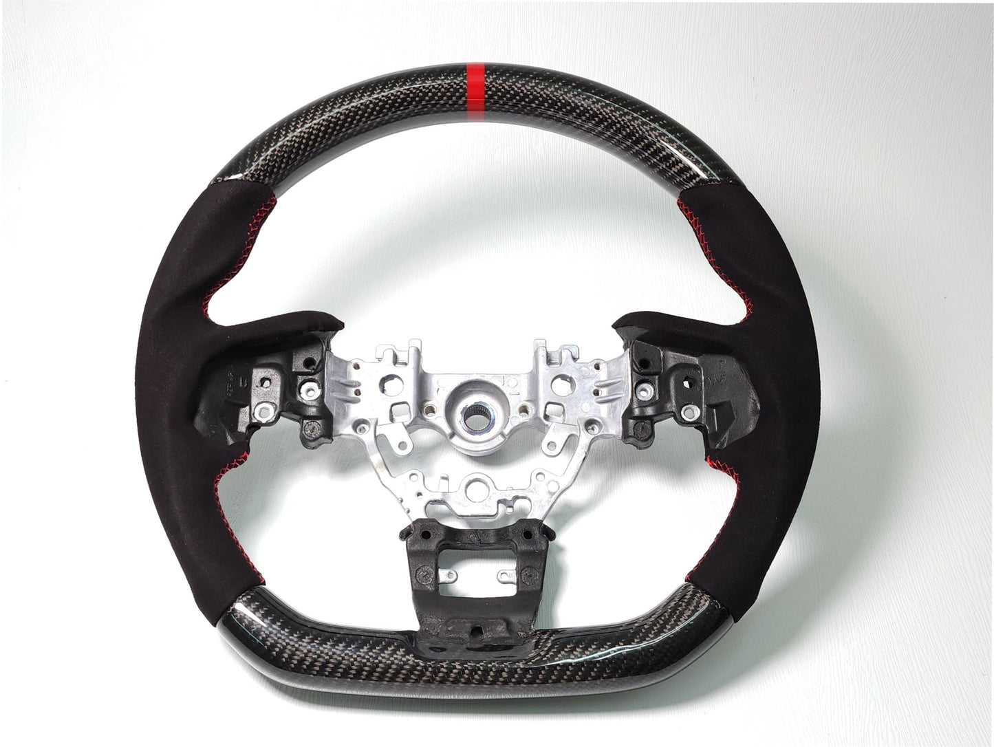 2022-25 WRX Carbon Fiber D-Shape Steering Wheel - SubieFlow