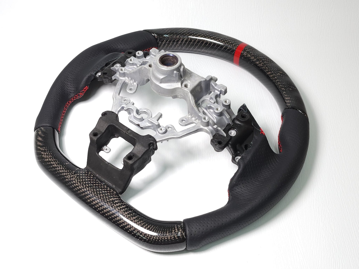 2022-25 WRX Carbon Fiber D-Shape Steering Wheel - SubieFlow