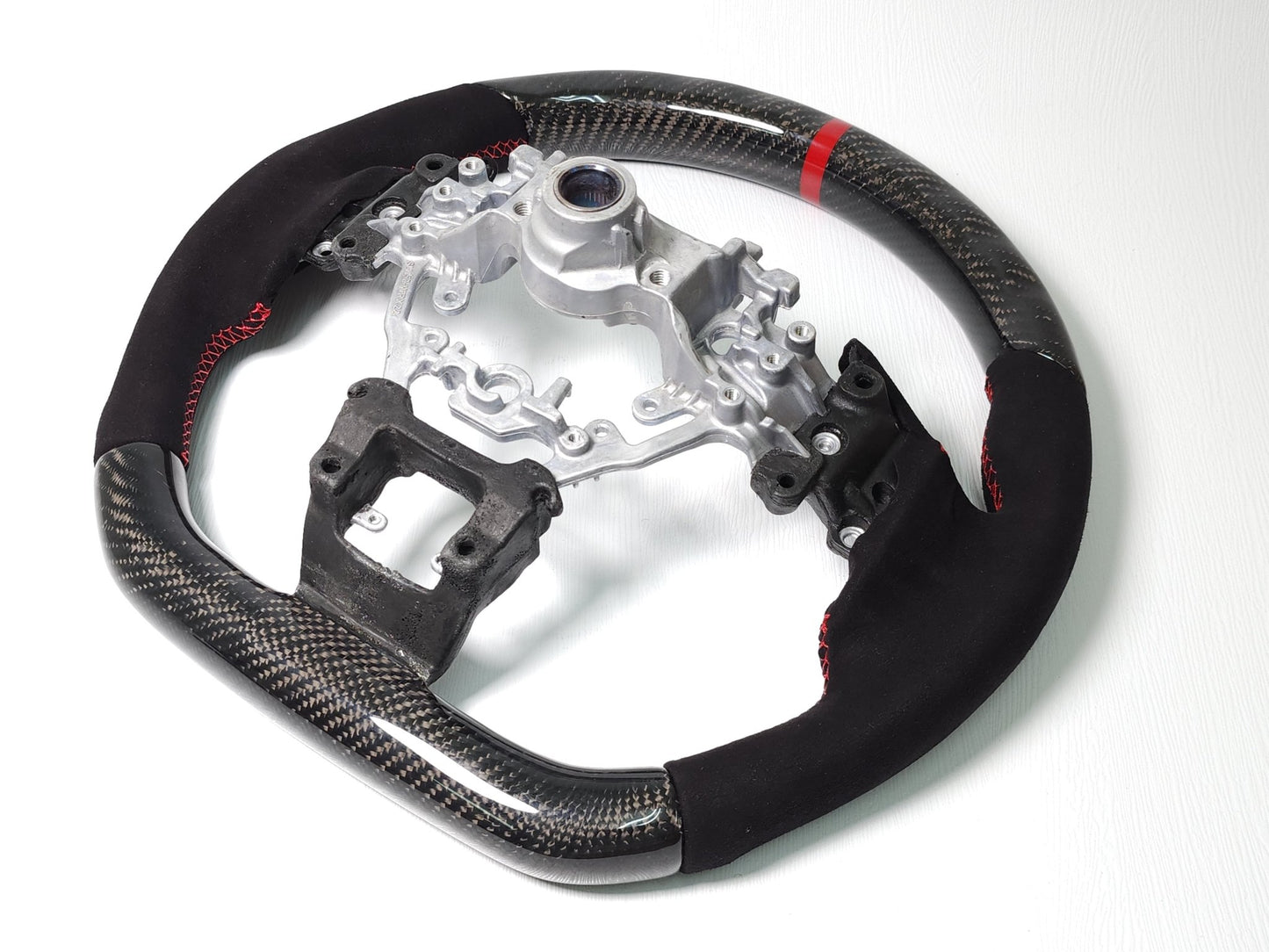 2022-25 WRX Carbon Fiber D-Shape Steering Wheel - SubieFlow