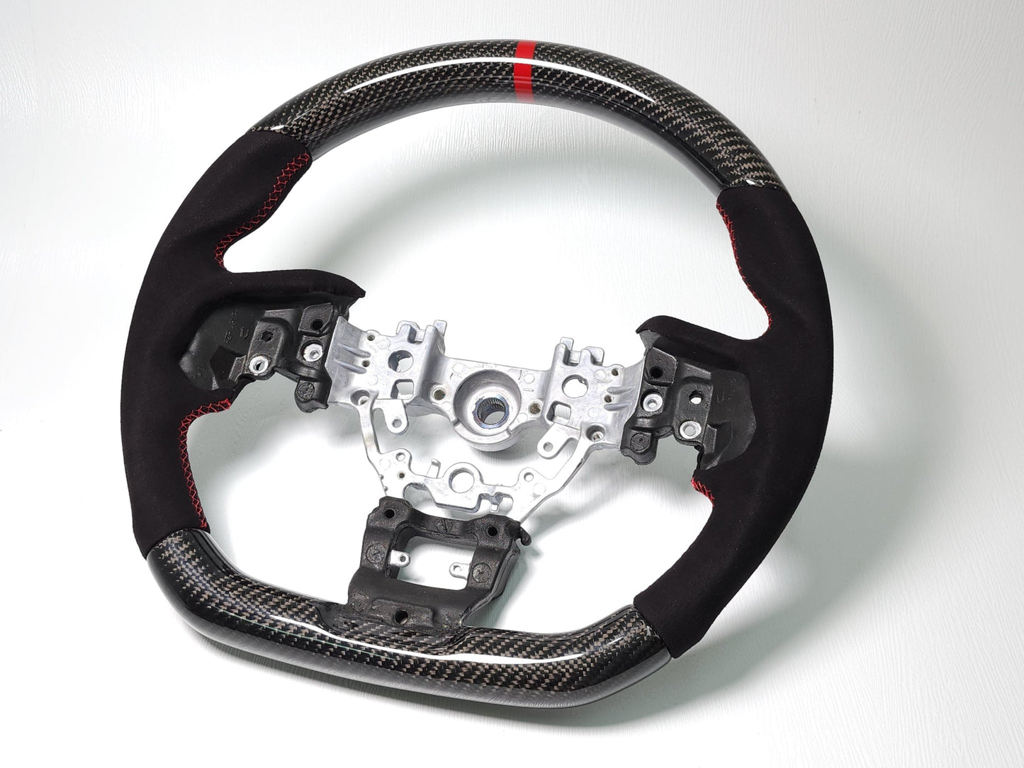 2022-25 WRX Carbon Fiber D-Shape Steering Wheel - SubieFlow