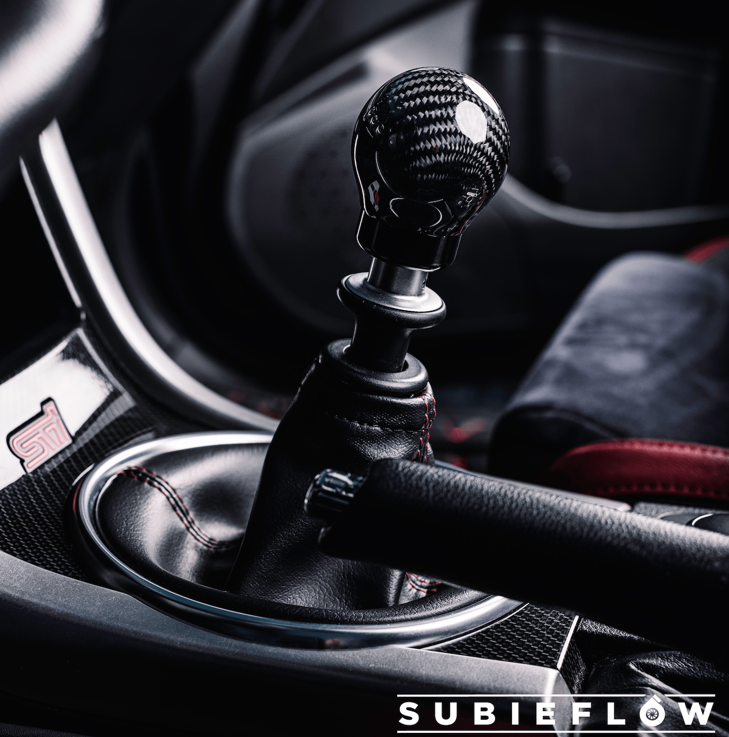 Weighted Black Carbon Fiber Shift Knobs - SubieFlow