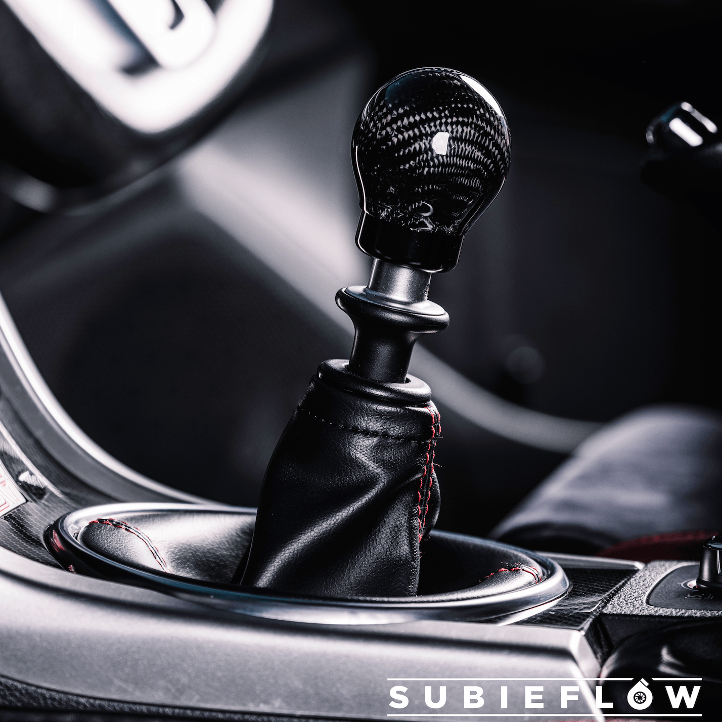 Weighted Black Carbon Fiber Shift Knobs - SubieFlow