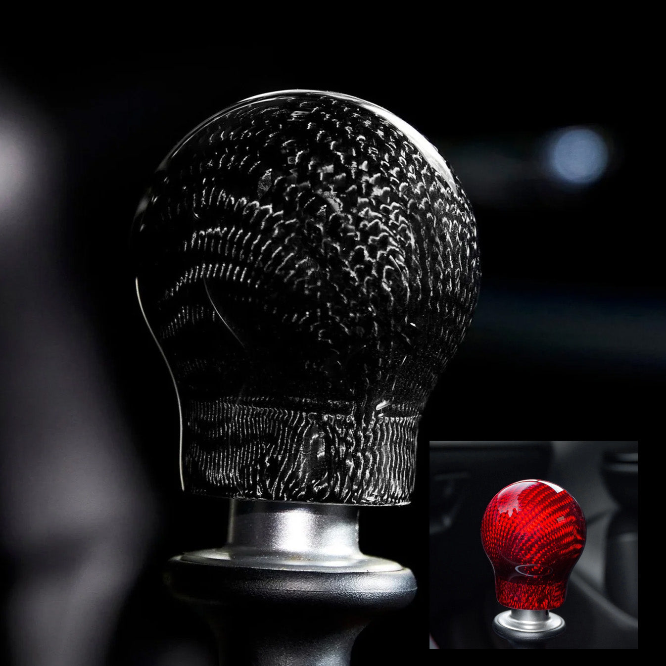 V1 Carbon Fiber Shift Knob – Fits Subaru WRX / STI / BRZ - M12x1.25