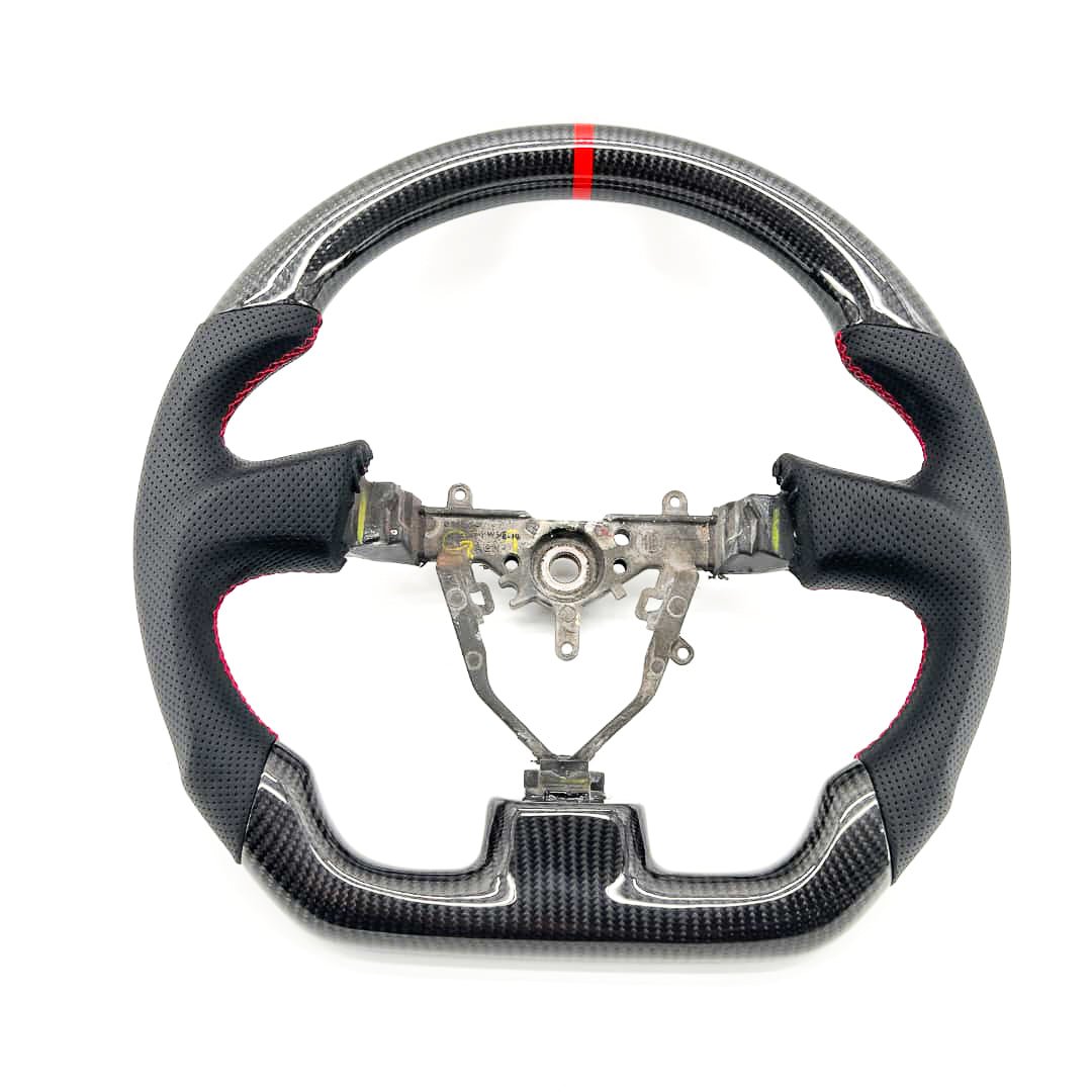 2005-07 Subaru WRX STI Carbon Fiber Steering Wheel - SubieFlow