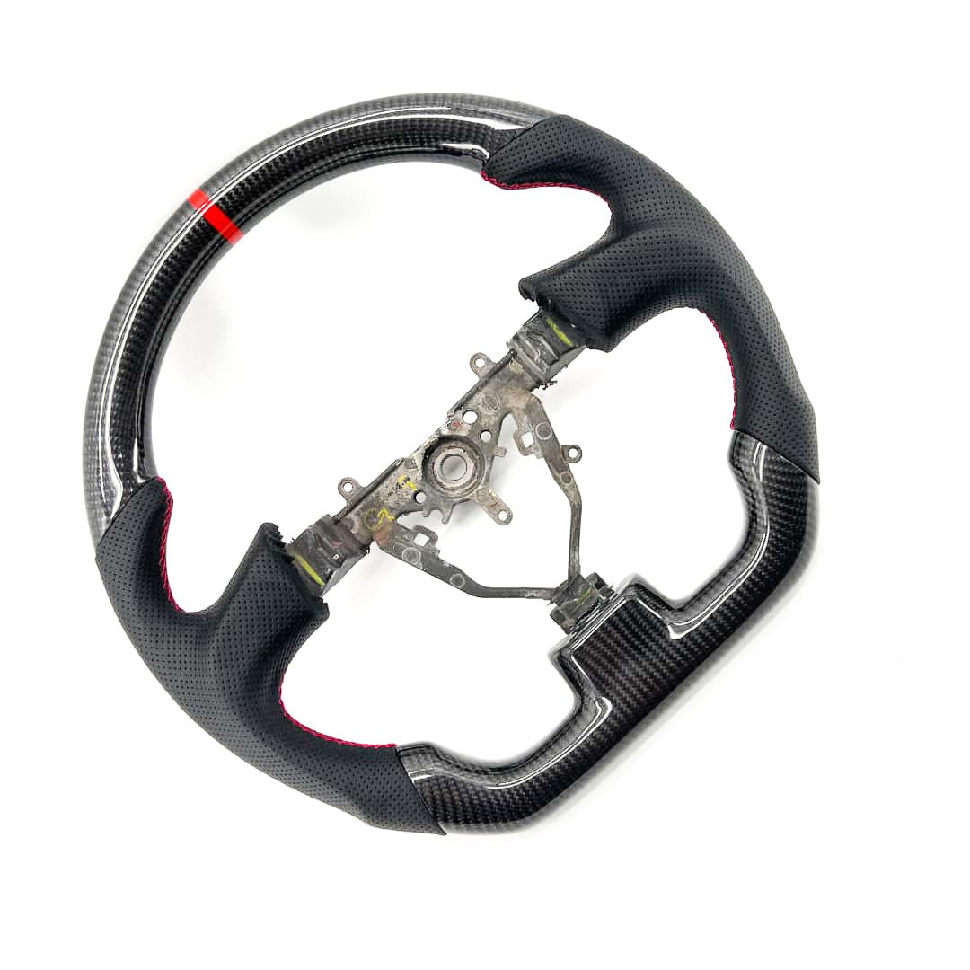 2005-07 Subaru WRX STI Carbon Fiber Steering Wheel - SubieFlow