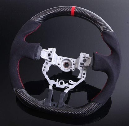 2013-2016 BRZ/FRS Carbon Fiber Steering Wheel - SubieFlow