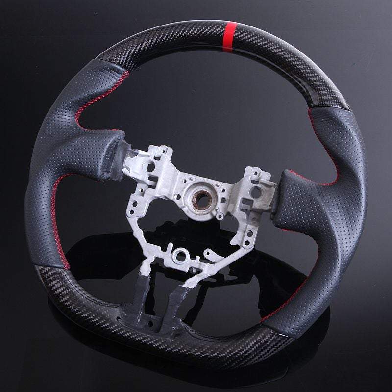 2013-2016 BRZ/FRS Carbon Fiber Steering Wheel - SubieFlow