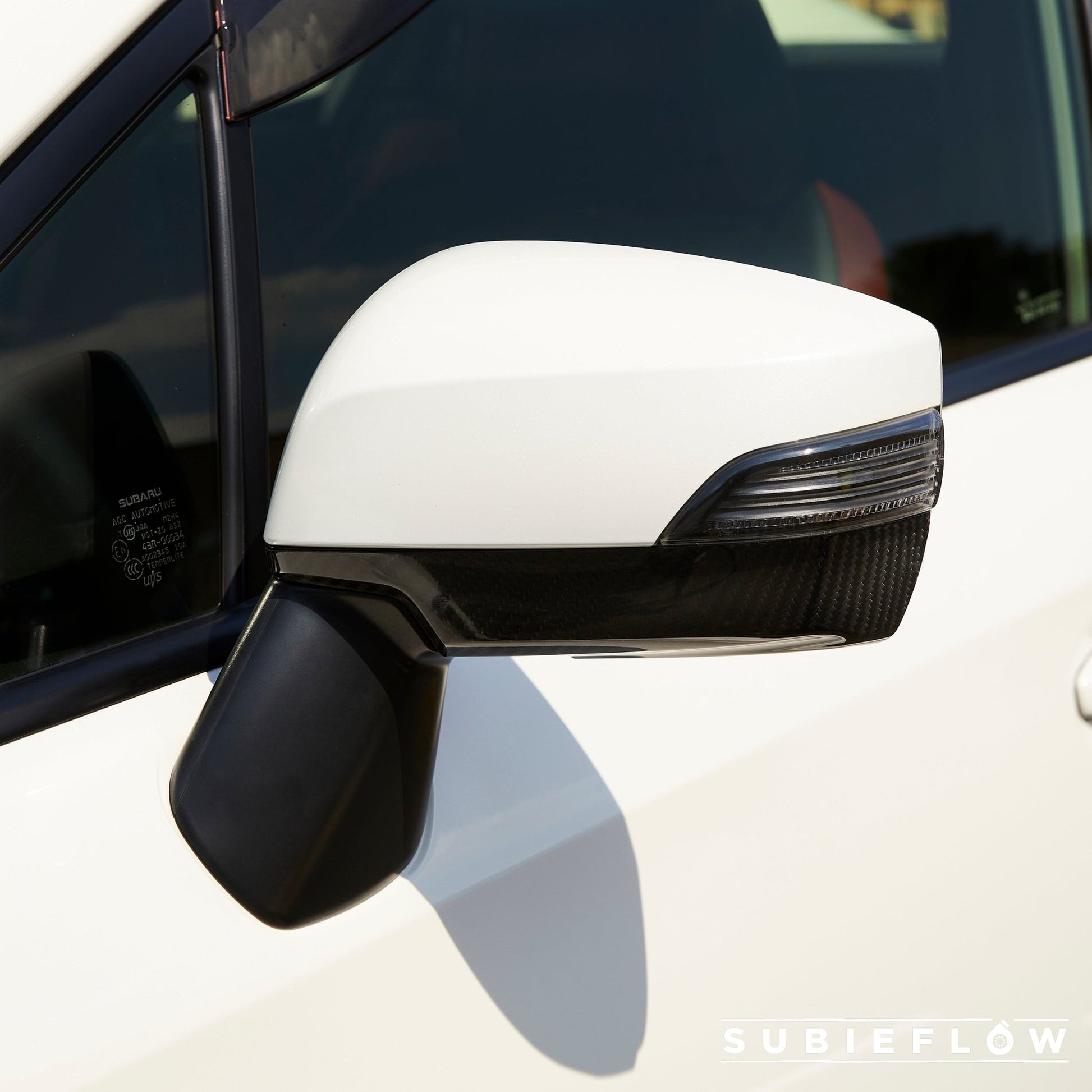 2015-21 Carbon Fiber Lower Mirror Covers - SubieFlow