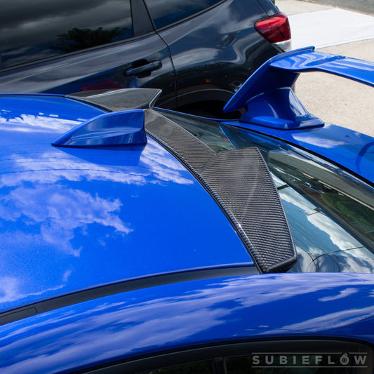 2015-21 Subaru WRX STI Carbon Fiber Roof Spoiler S2 - SubieFlow