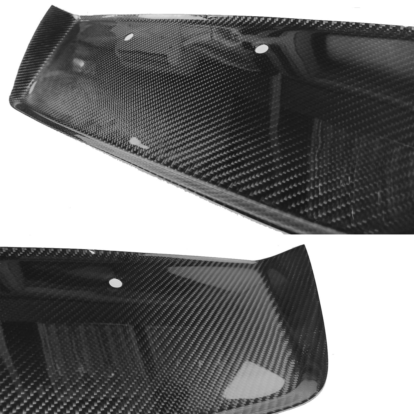 2015-21 Subaru WRX STI Trunk Carbon Fiber License Plate Backing Panel - SubieFlow