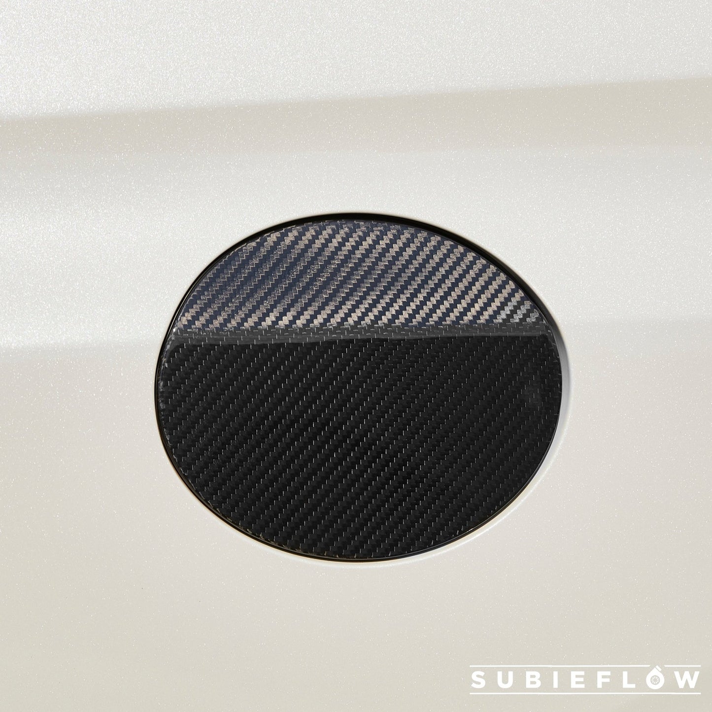 2015-21 WRX STI Carbon Fiber Gas Cap Fuel Cover Subaru - SubieFlow
