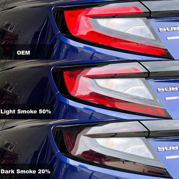 2022-24 WRX Outer Tail Light Vinyl Overlay Inserts - SubieFlow