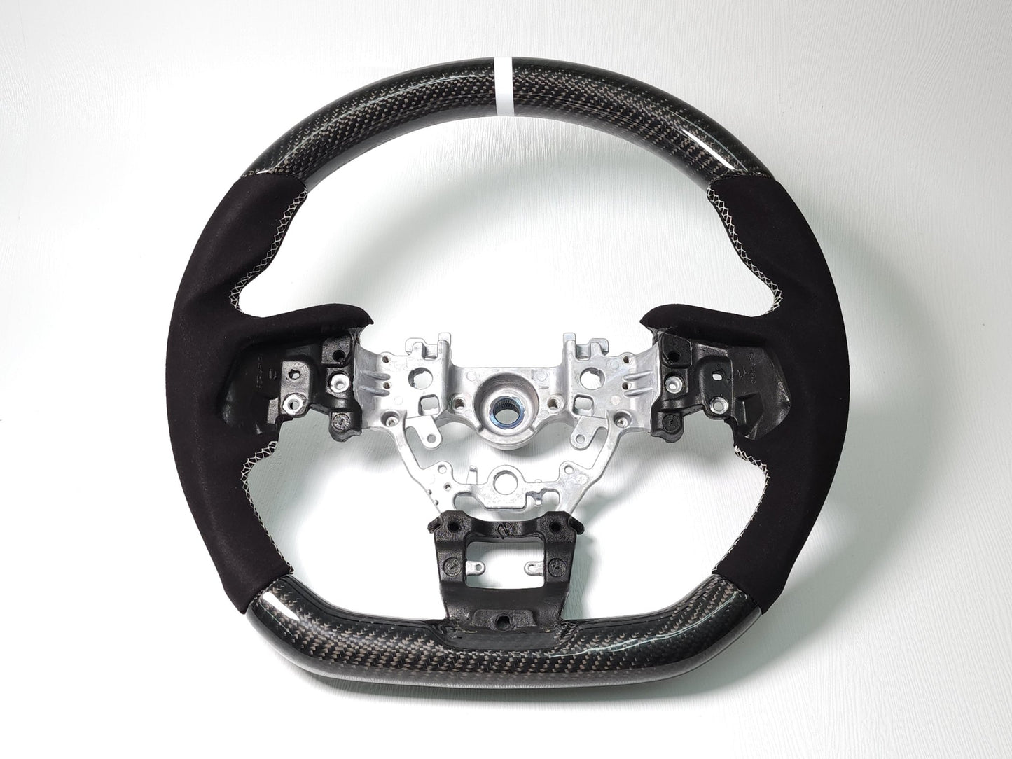 2022-25 WRX Carbon Fiber D-Shape Steering Wheel - SubieFlow
