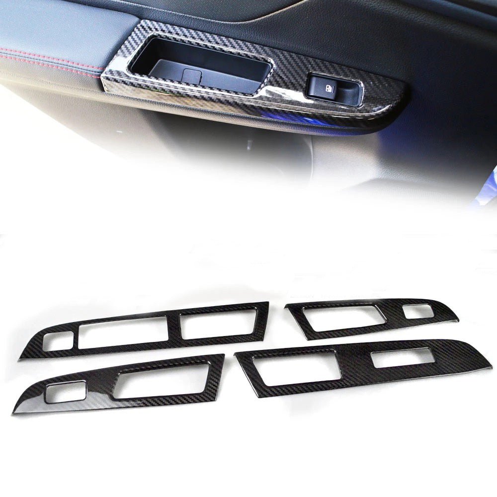 Carbon Fiber Window Switch Covers - SubieFlow