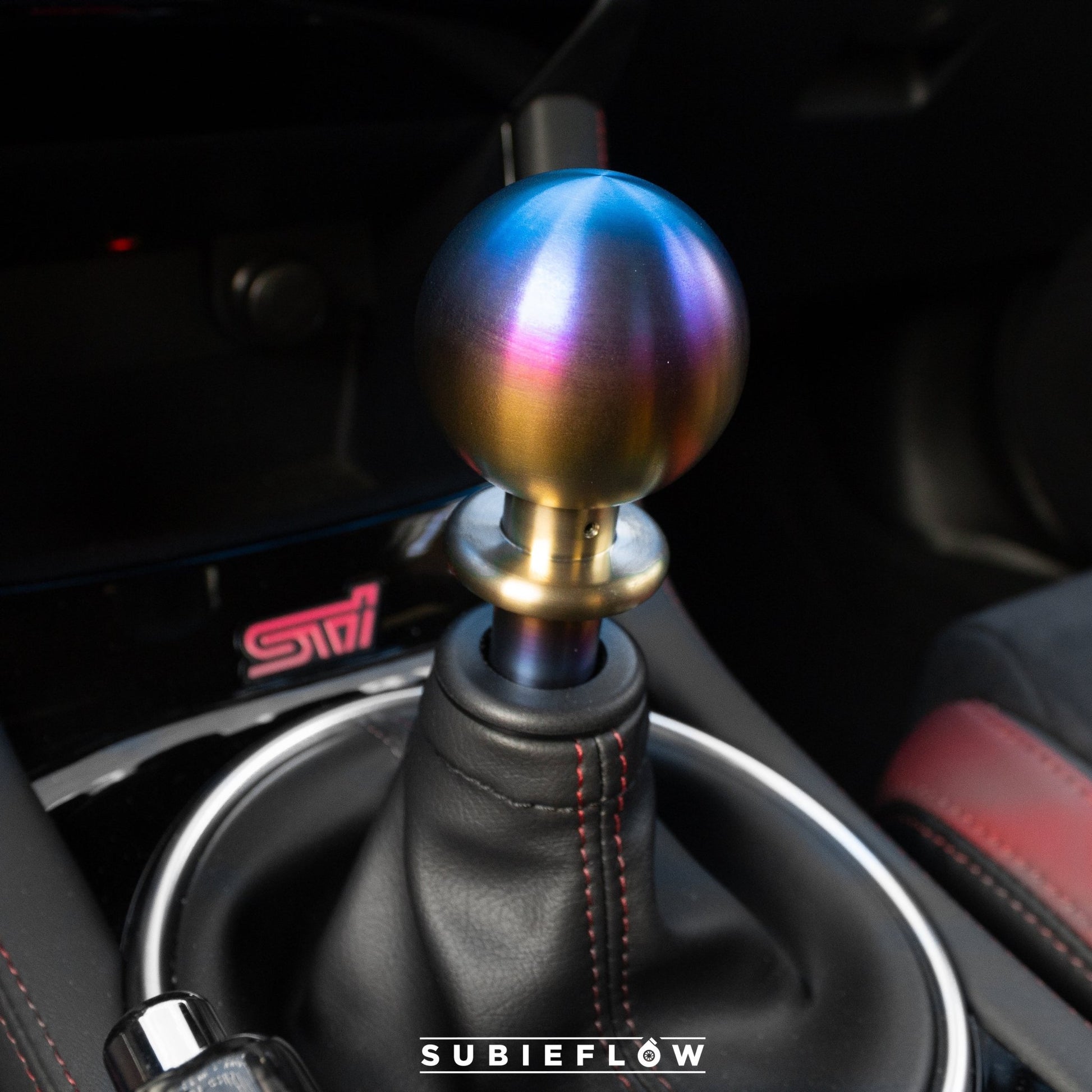 Subaru Titanium Chrome Sphere Shift Knob - SubieFlow