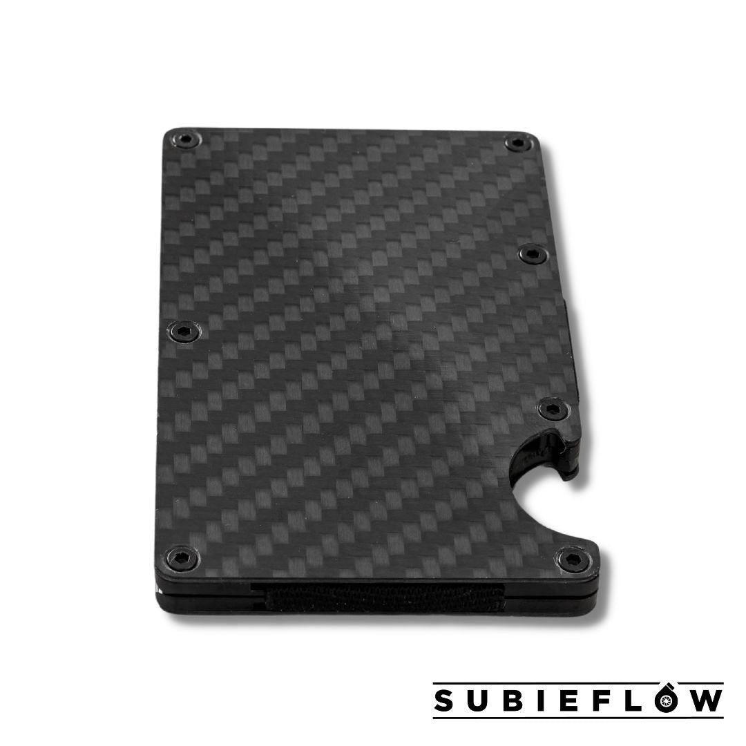 SubieFlow Carbon Fiber Wallet W/ Bottle Opener - SubieFlow