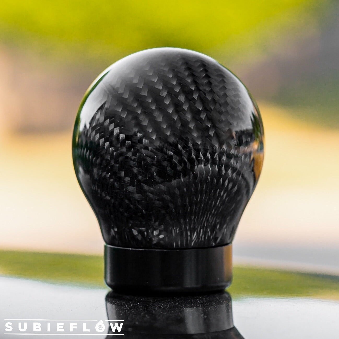 Weighted Black Carbon Fiber Shift Knobs - SubieFlow